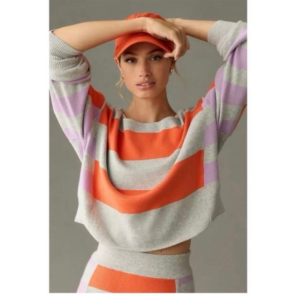 Daily Practice by Anthropologie Glen Striped Sweater Size XS